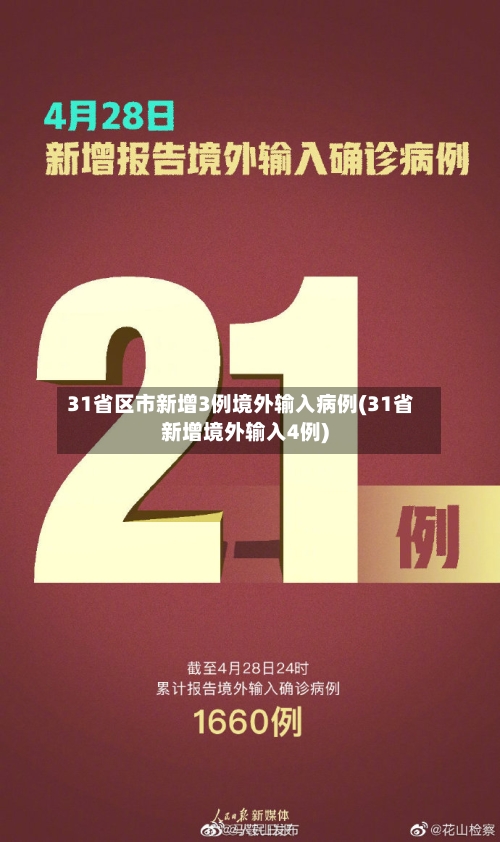 31省区市新增3例境外输入病例(31省新增境外输入4例)-第1张图片