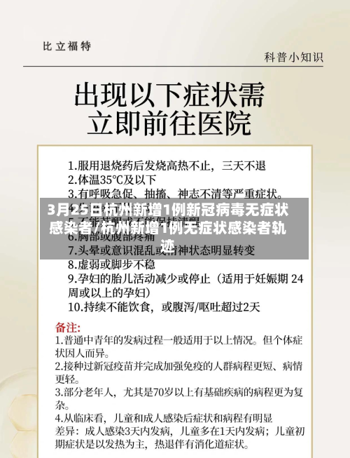 3月25日杭州新增1例新冠病毒无症状感染者/杭州新增1例无症状感染者轨迹-第1张图片