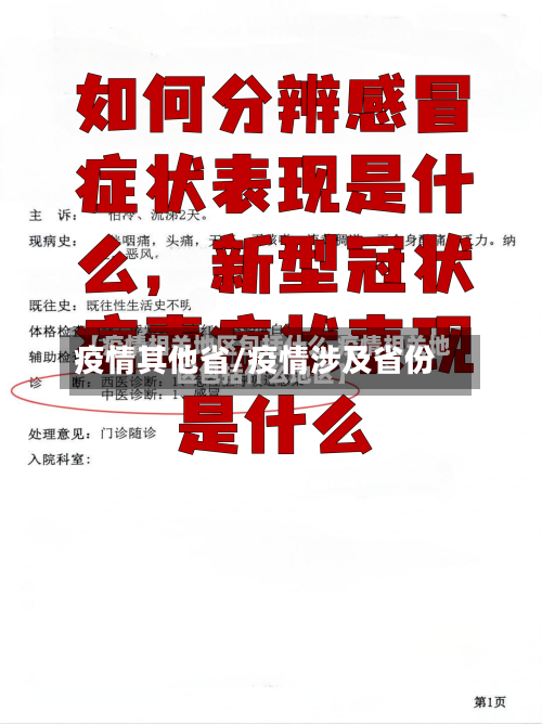 疫情其他省/疫情涉及省份-第3张图片