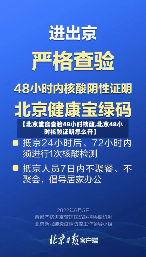 【北京堂食查验48小时核酸,北京48小时核酸证明怎么开】-第2张图片