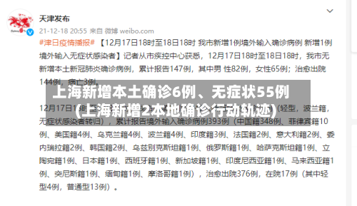 上海新增本土确诊6例、无症状55例(上海新增2本地确诊行动轨迹)-第2张图片