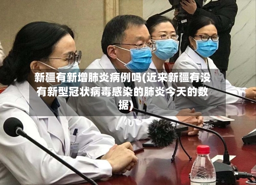 新疆有新增肺炎病例吗(近来新疆有没有新型冠状病毒感染的肺炎今天的数据)-第2张图片