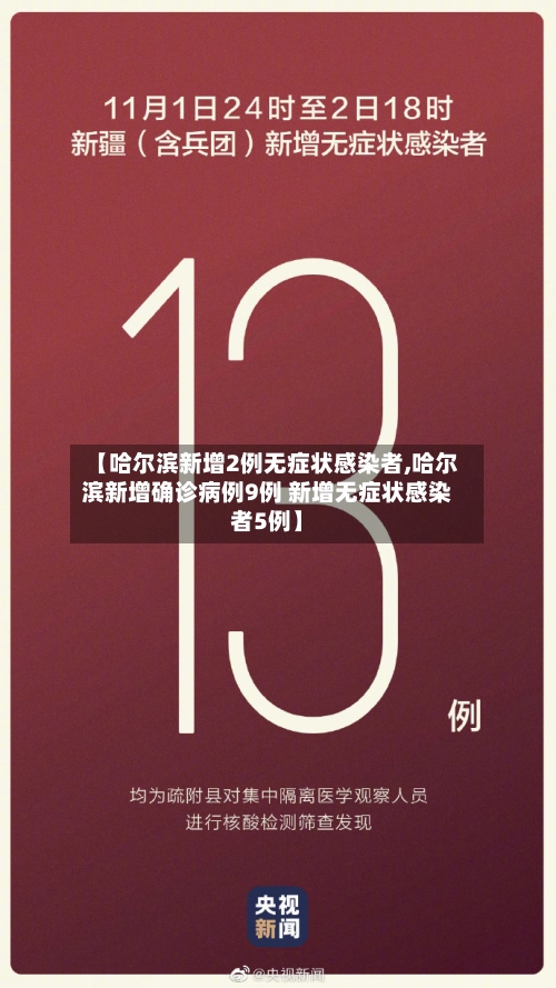【哈尔滨新增2例无症状感染者,哈尔滨新增确诊病例9例 新增无症状感染者5例】-第2张图片