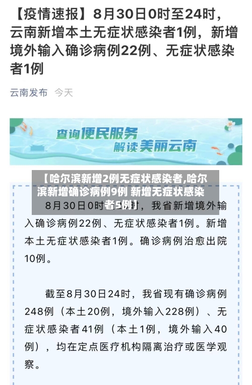 【哈尔滨新增2例无症状感染者,哈尔滨新增确诊病例9例 新增无症状感染者5例】-第1张图片